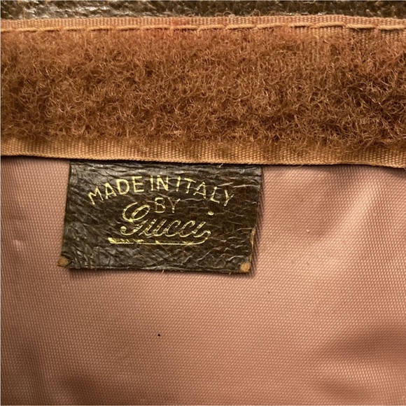 Authentic Vintage GUCCI GG Monogram Web Sherry Line Clutch Large - Picture 9 of 15
